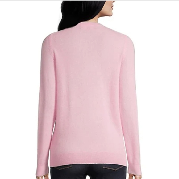 CLASSIC V- NECK CASHMERE SWEATER SIZE-L - Picture 2 of 4